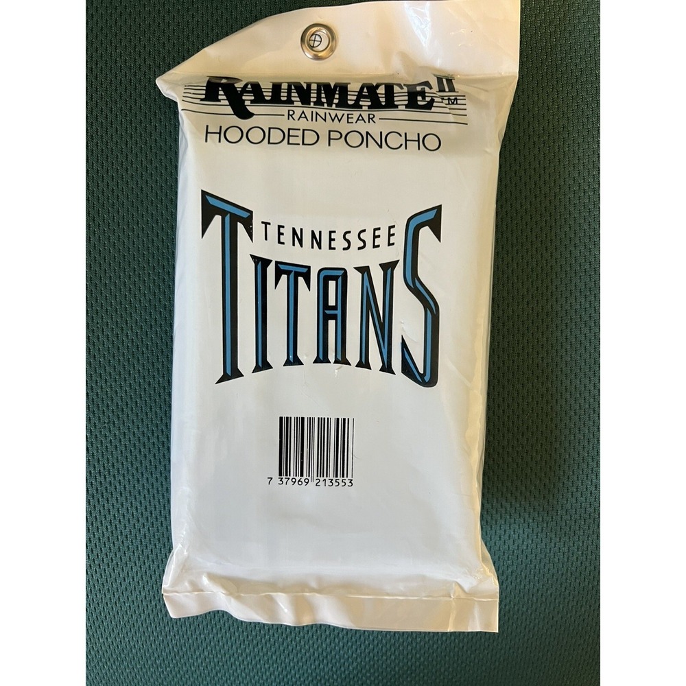 Rainmate ll‎ Rainwear Hooded Poncho TN Titans NFL  New
